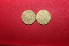 lot de 2 monnaies de 50 centimes marianne de 1962 et 1964