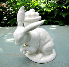 Superbe Lapin de Pâques Partylite en Céramique