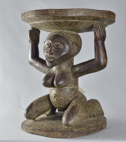 Art africain grand tabouret - grand,