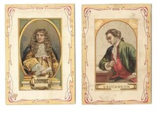 Lot de 2 chromos - Louvois Vaucanson - Chromo  - Trade card