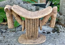 ANCIEN APPUI NUQUE REPOSE TETE EN BOIS TELLEM AVANT DOGON MALI DN3008