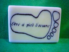 FEVE  ETRE A PIED D' OEUVRE  - MAXIMES PIEDS  2012 RECTO/VERSO