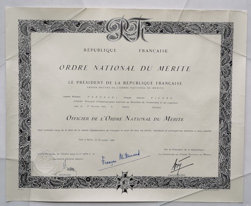 Ordre national mérite - mÉrite,
