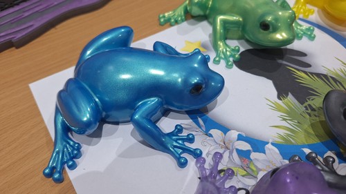 Grenouille décoration verte