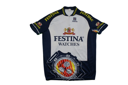 Maillot vélo rétro sibille - maillot,