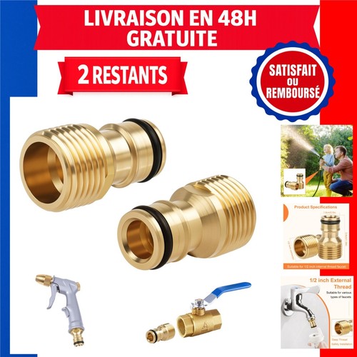 Raccord rapide robinet laiton - rapide,