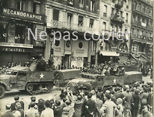 LIBERATION de PARIS blindés
