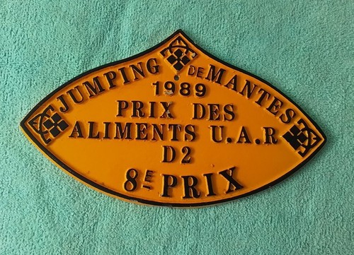 Plaque concours hippique - plaque,