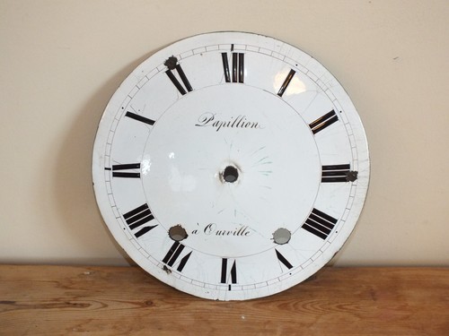 Ancien cadran pendule ou - +,