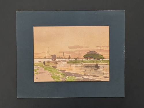 Estampe lithographie japonaise