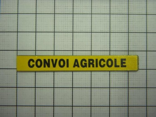 Art04610 panneau convoi - art04610,
