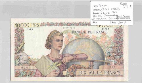 Billet france 000 francs - billet,