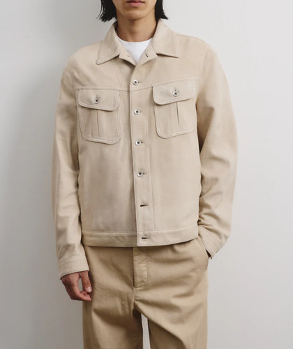 Veste camionneur homme - , cuir