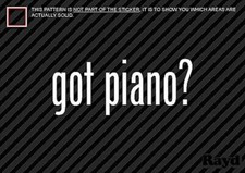 (2) Got Piano Décalque Bass