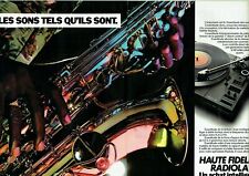  publicité Advertising 0422 1979  Radiola  matériel hi-fi les sons tels qu'ils 