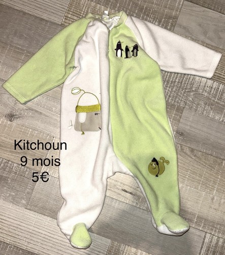 Kitchoun pyjama polaire mois - kitchoun, 9