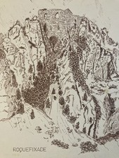 Beau Dessin encre 1980 À