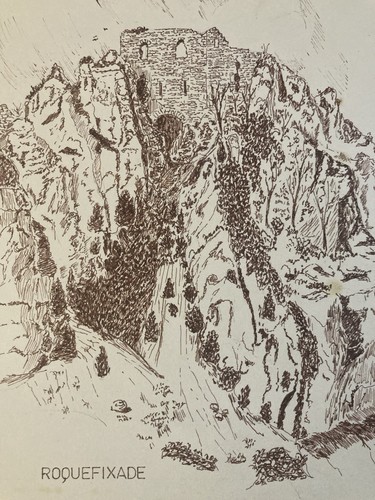Beau dessin encre 1980 - beau,