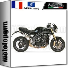 GPR 2 POT ECHAPPEMENT HOM DEEPTONE ACIER TRIUMPH SPEED TRIPLE 1050 2009 09