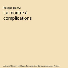 La montre à complications