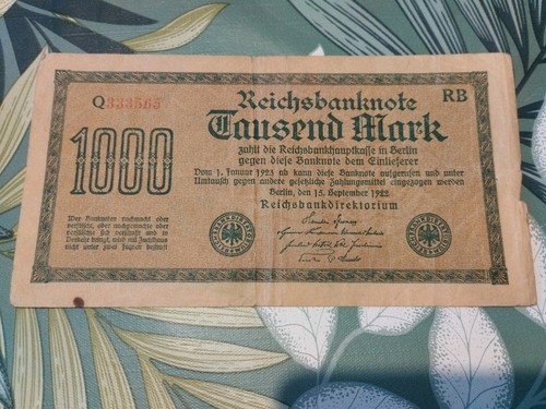 Billet 1000 mark - billet, 1922