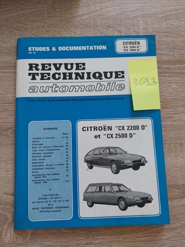 Revue technique citroen - revue,