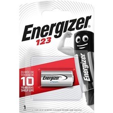 [Ref:63286] ENERGIZER Blister de 1 Pile Lithium Photo CR 123 A 3V