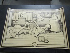 VINTAGE POSTER POPEYE  & OLIVE