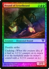 mtg magic hound of griselbrand FOIL ENGLISH molosse de griselbrand