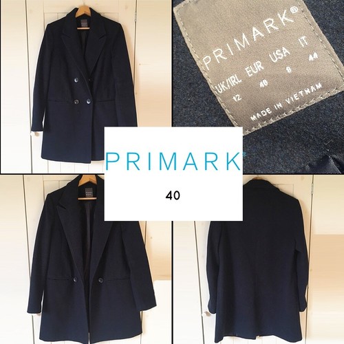 Manteau marine primark - manteau,