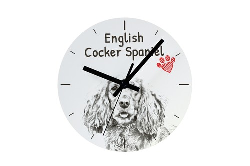 Cocker spaniel anglais horloge