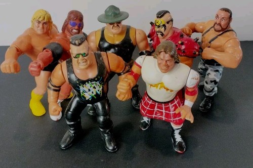 Figurines catcheur lot - :,
