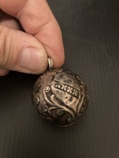 Ancien Grelot Hochet BÉBÉ Manque Anneau Dentition