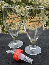 2 verres picon biere Vintage 175 Ans  + Doseur