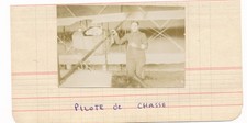Photo pilote chasse avion 1GM 1WW