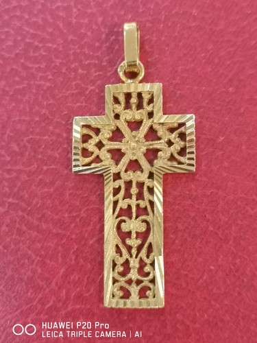 Croix ancienne carats - or, 18
