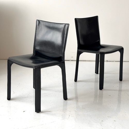 Leather cab chairs - leather, mario