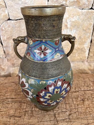 Ancien vase cloisonné