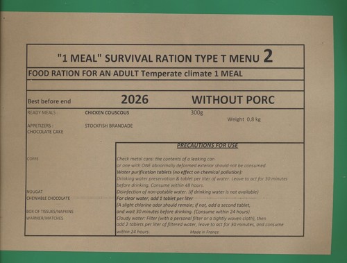 Lot rations de survie - 2,