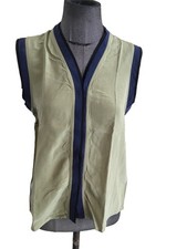 Très Beau Haut Kaki 100% Soie Max&Co 36 Tbe