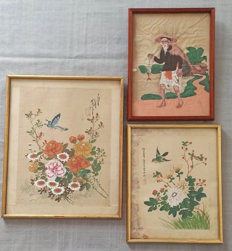 Peintures sur soie chinoise - sur,