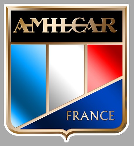 Sticker amilcar france vintage - france,