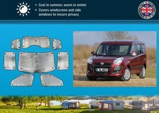 Stores thermiques pour camping-car Fiat Doblo 10-15, ensemble complet