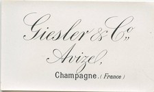 ETIQUETTE DE CHAMPAGNE /