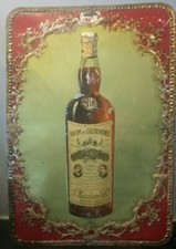 Plaque publicitaire ancienne tôle peinte litho Rhum des Gastronomes XIX BORDEAUX