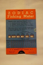 VINTAGE 1930s Zodiac Fishing