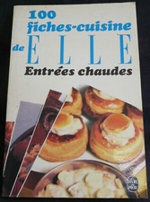 Fiches cuisine Elle 1979 | Recettes vintage entrées chaudes collection REF 1385