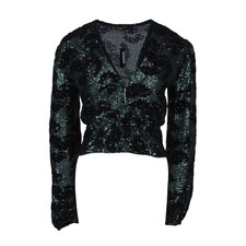 Maje Women's Green Sequins