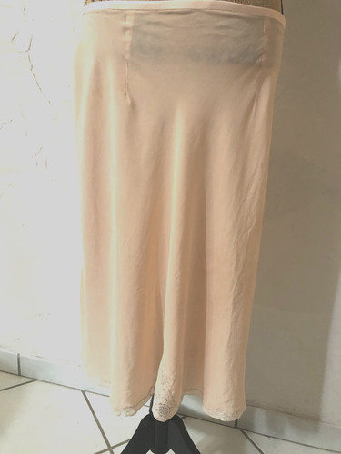 Vintage ancien jupon soie - vintage,