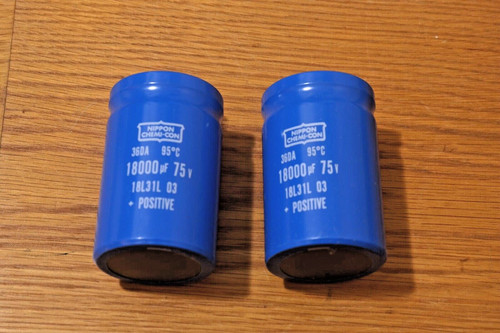 New 18000 75v - 18000, capacitors